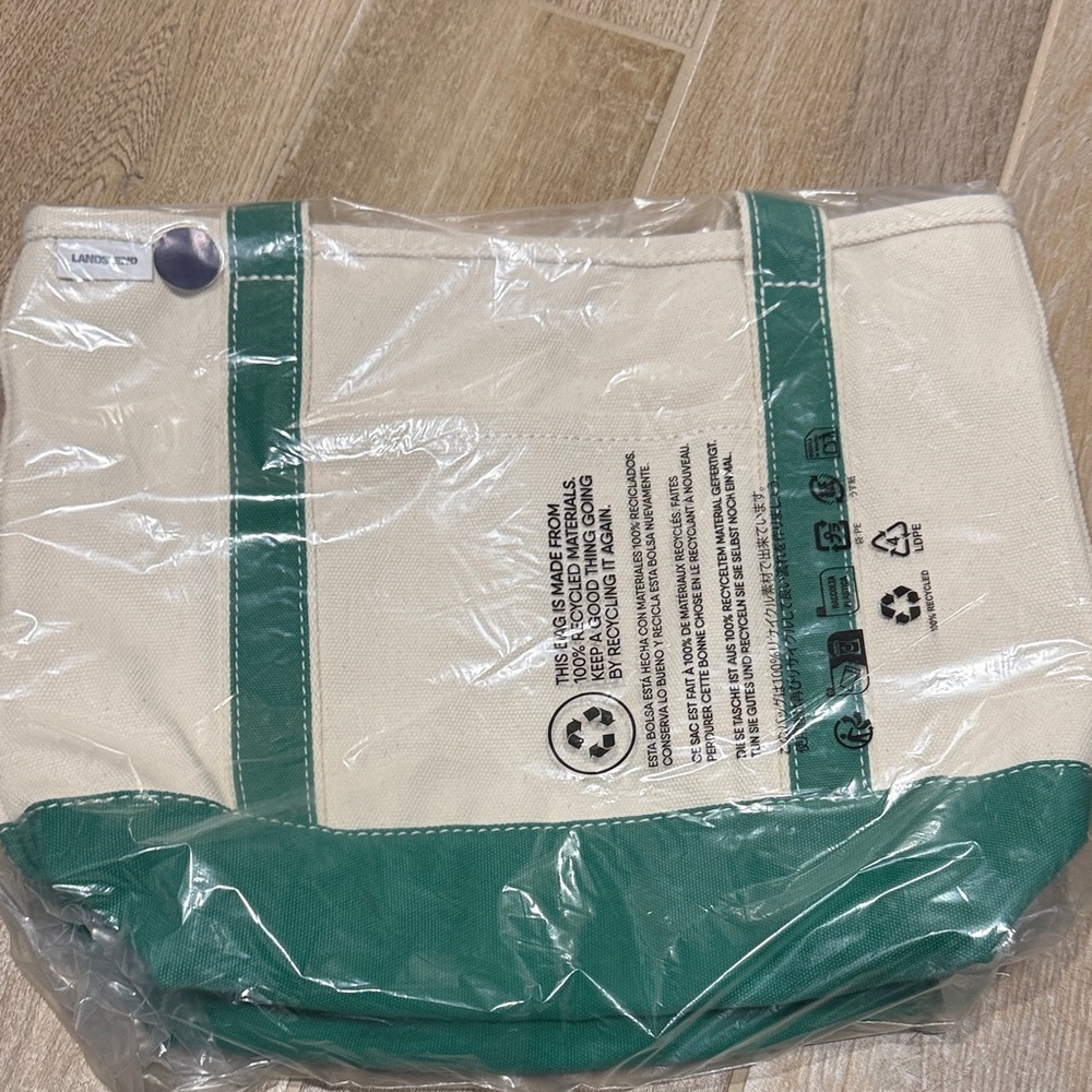 Land’s End Medium Tote Bag with Zipper